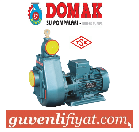 DOMAK ÜK2 1.HP 380V KENDİNDEN EMİŞLİ (KLAPELİ) SANTRİFÜJ POMPA
