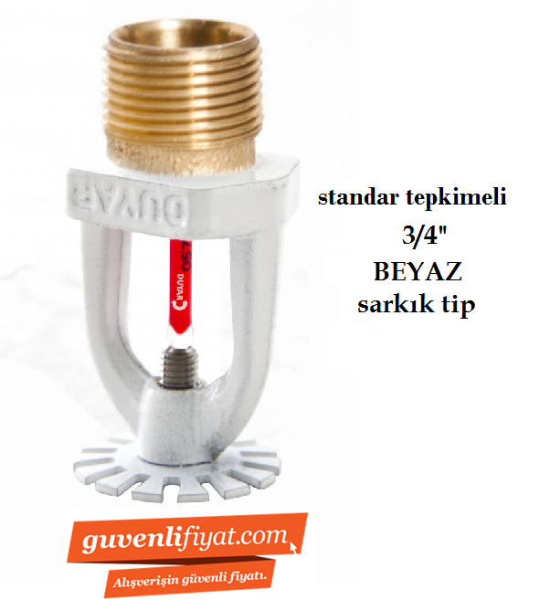 STANDART TEPKİMELİ 68 C 3/4'' BEYAZ PENDENT (SARKIK) SPRİNK