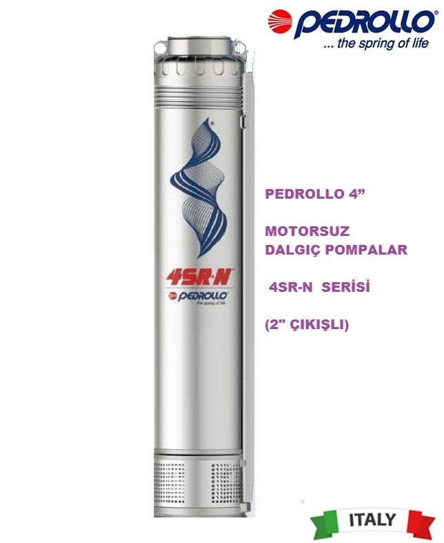 Pedrollo  4SR 12/40-N     10Hp    4\'\' Motorsuz Dalgıç Pompa (2\'\'  Bağlantı Çapı)