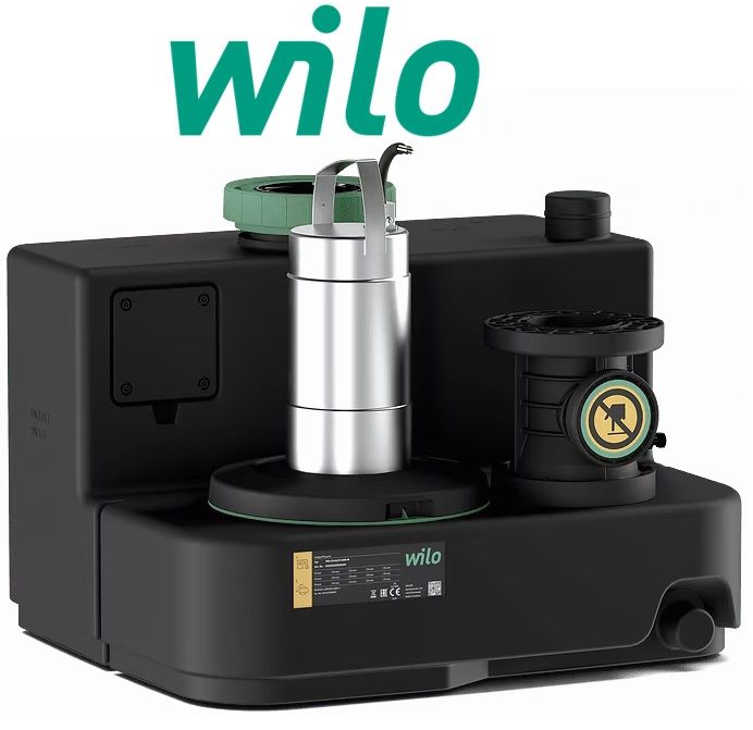 WİLO, DrainLift SANI-M.16T/1,  1.5kW, 380V,  ENTEGRE POMPALI,  FOSEPTİK, ATIK SU TAHLİYE İSTASYONU (ATIK SU TERFİ ÜNİTESİ)