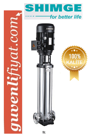 SHIMGE BLT8-16 7,5 HP 380W DİK MİLLİ KADEMELİ PASLANMAZ POMPA