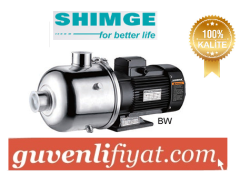 SHIMGE BW2-6 1,HP 220V PASLANMAZ KADEMELİ YATAY MİLLİ POMPA