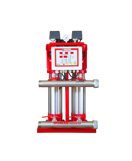 DOMAK KPDRY40-4    10 HP 380V  ÇİFT POMPALI YANGIN HİDROFORU