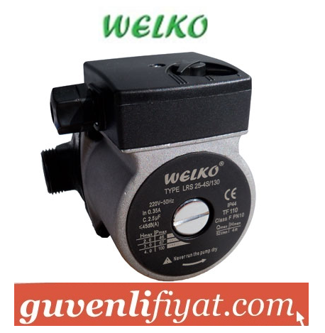 WELKO LRS 25-4S/130  1'' GİRİŞ-ÇIKIŞ 3 HIZLI SICAK SU SİRKÜLASYON POMPASI