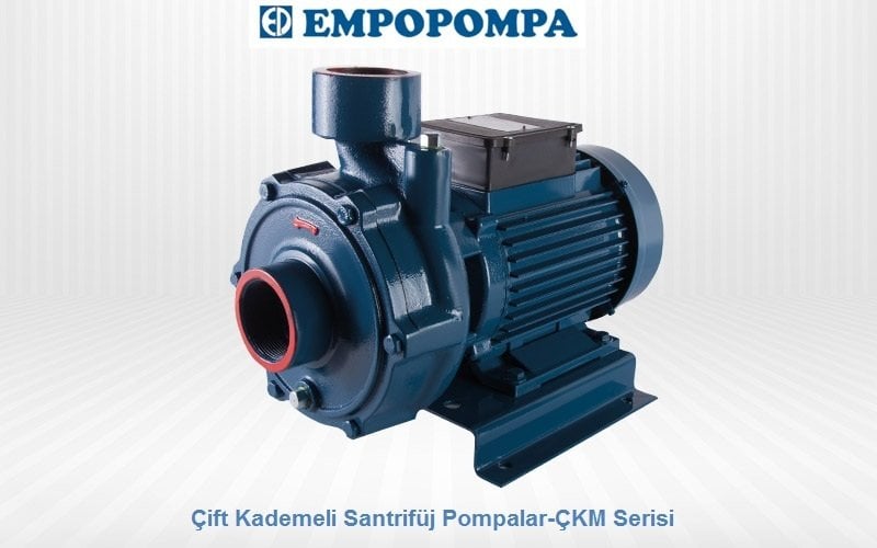 Empo  ÇKM 300 M   3Hp 220V  Çift Kademeli Santrifüj Pompa (YÜKSEK DEBİLİ MODEL) (2'' GİRİŞ ÇIKIŞ)