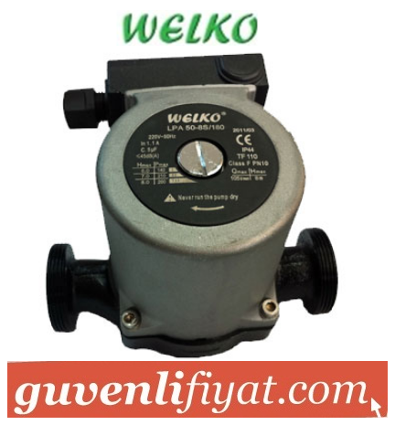 WELKO LPA 50-8S/180 2'' GİRİŞ-ÇIKIŞ 3 HIZLI SICAK SU SİRKÜLASYON POMPASI