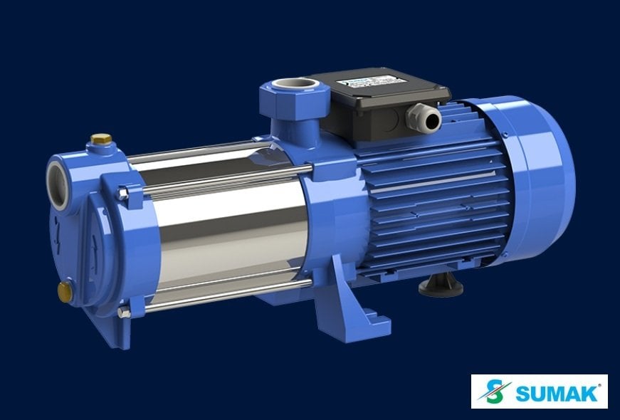 Sumak SYT8-220/6  2.2Hp 380V  Yatay Milli Kademeli Pompa